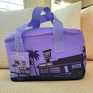 TRADER JOE's Mini Insulated Bag PURPLE